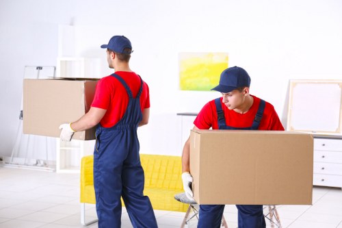 Movers planning a home relocation in Merton