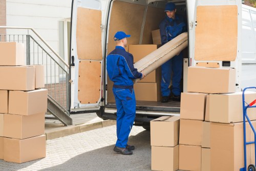Professional packing materials and organised moving boxes for a Merton home move