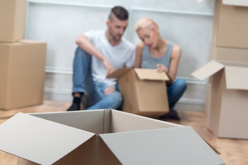 Local removals team planning a house move in Merton