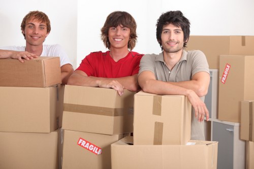Commercial moving van service for business relocations in Merton