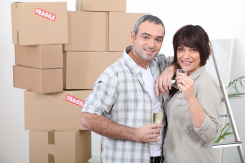 Local removals vehicle serving homes and businesses across Merton
